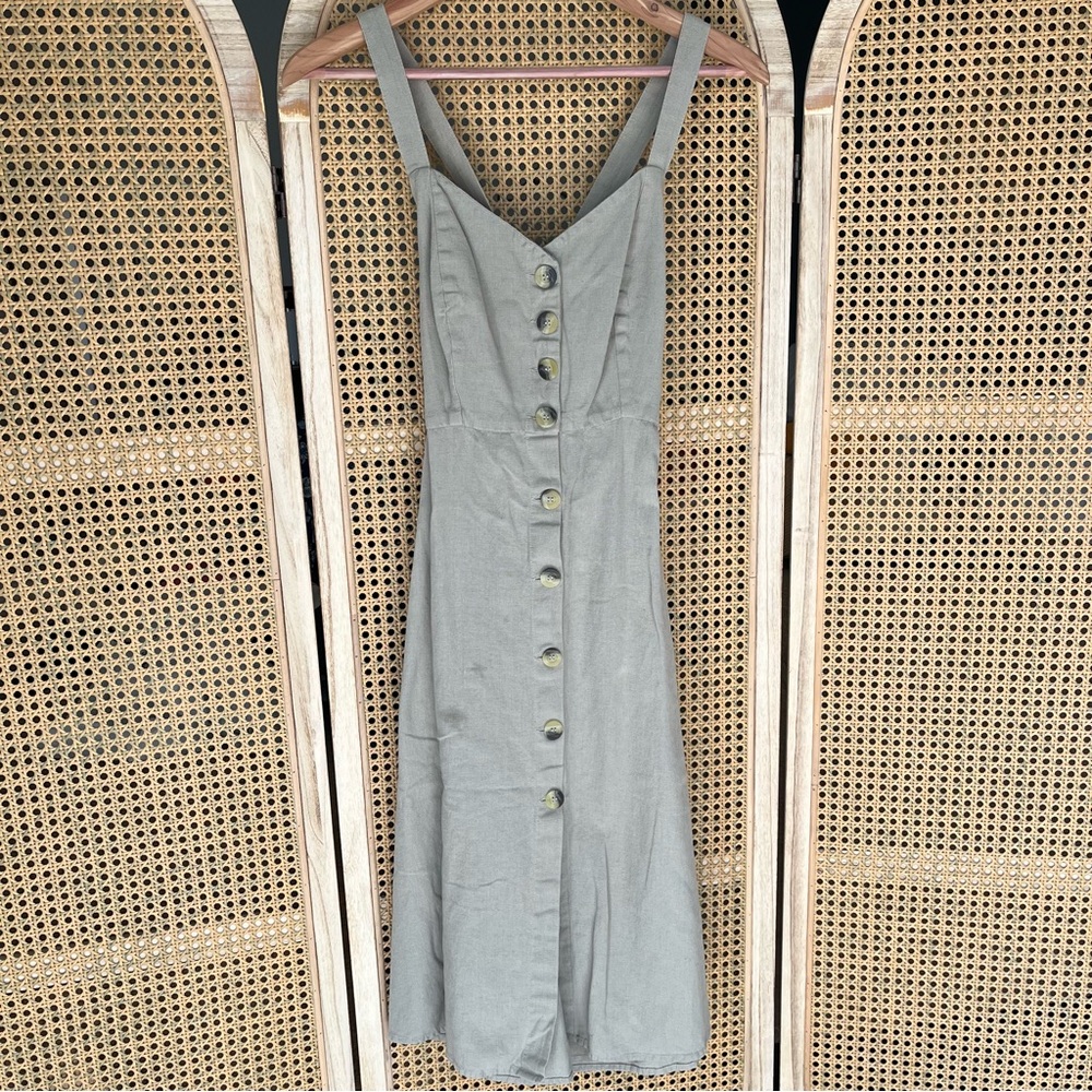 Button-Down Dress Changeable Straps